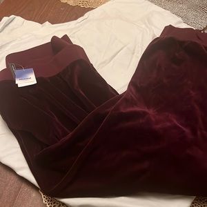 NWT women’s velour joggers size 3x